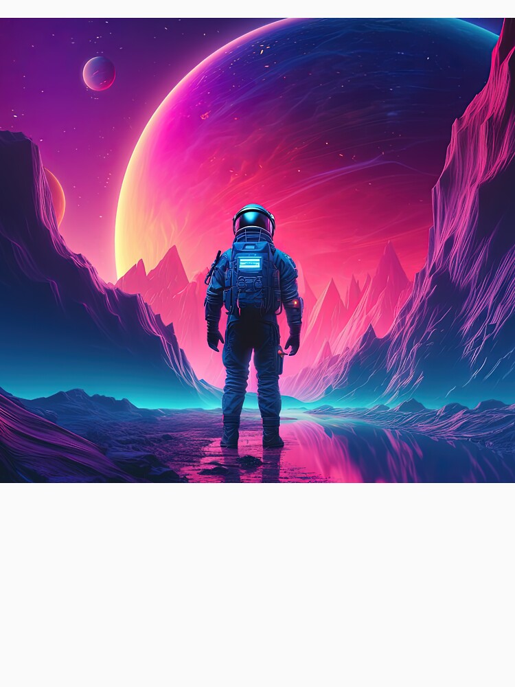Celestial Dreams: Synthwave Odyssey in Outer Space by Mullet Monkey