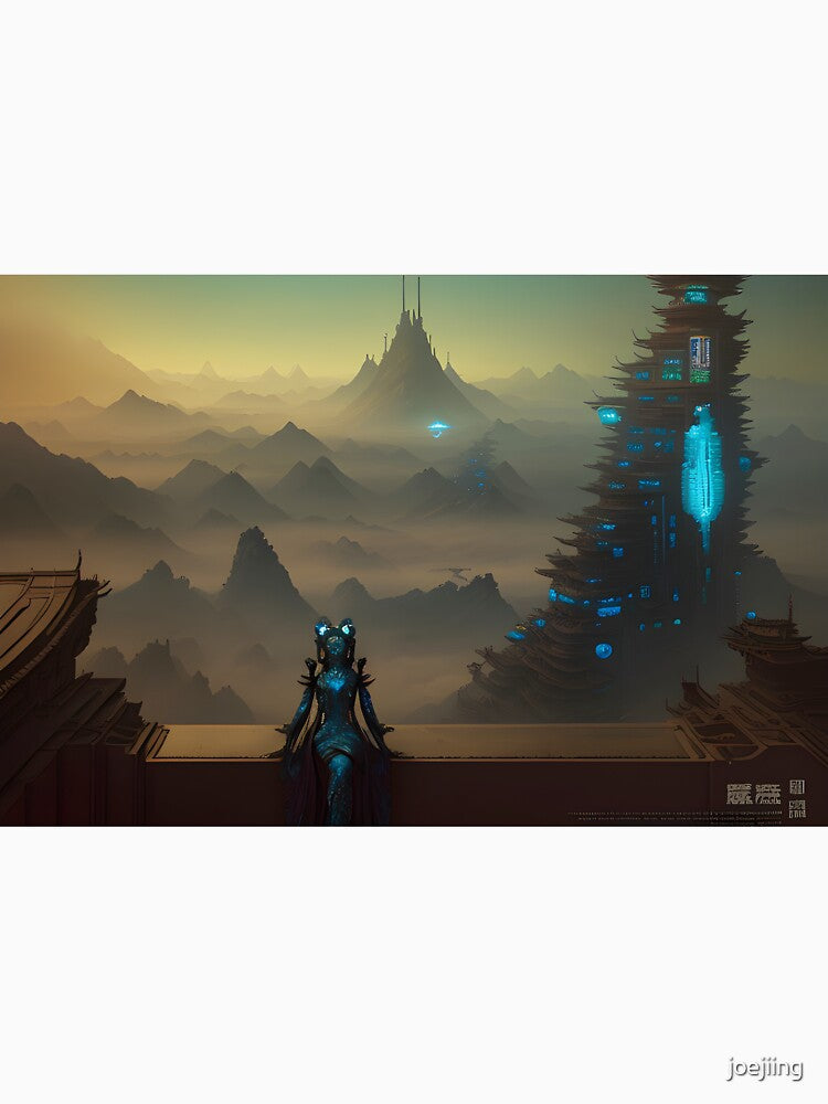 Oriental futuristic Vision 3 - Cyberpunk by joejiing