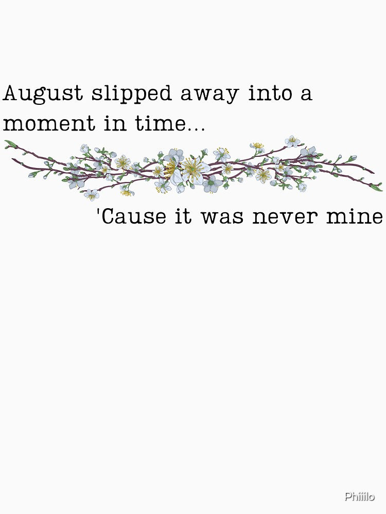 Cute august lyrics by Phiiilo