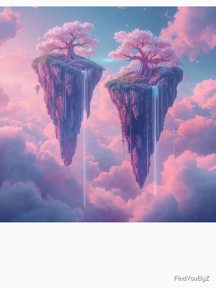 Dream Beyond Gravity – Floating Islands Dreamscape Surreal Art by FindYouByZ