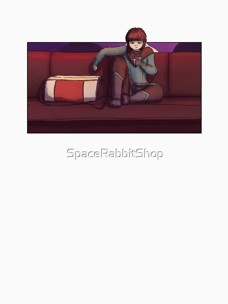 Yuki on the phone [comic panel] by SpaceRabbitShop