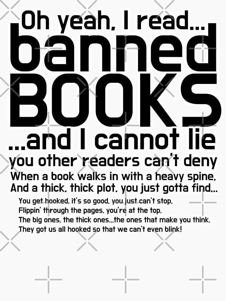 I Read Banned Books Book Lover Free Books by GetContented