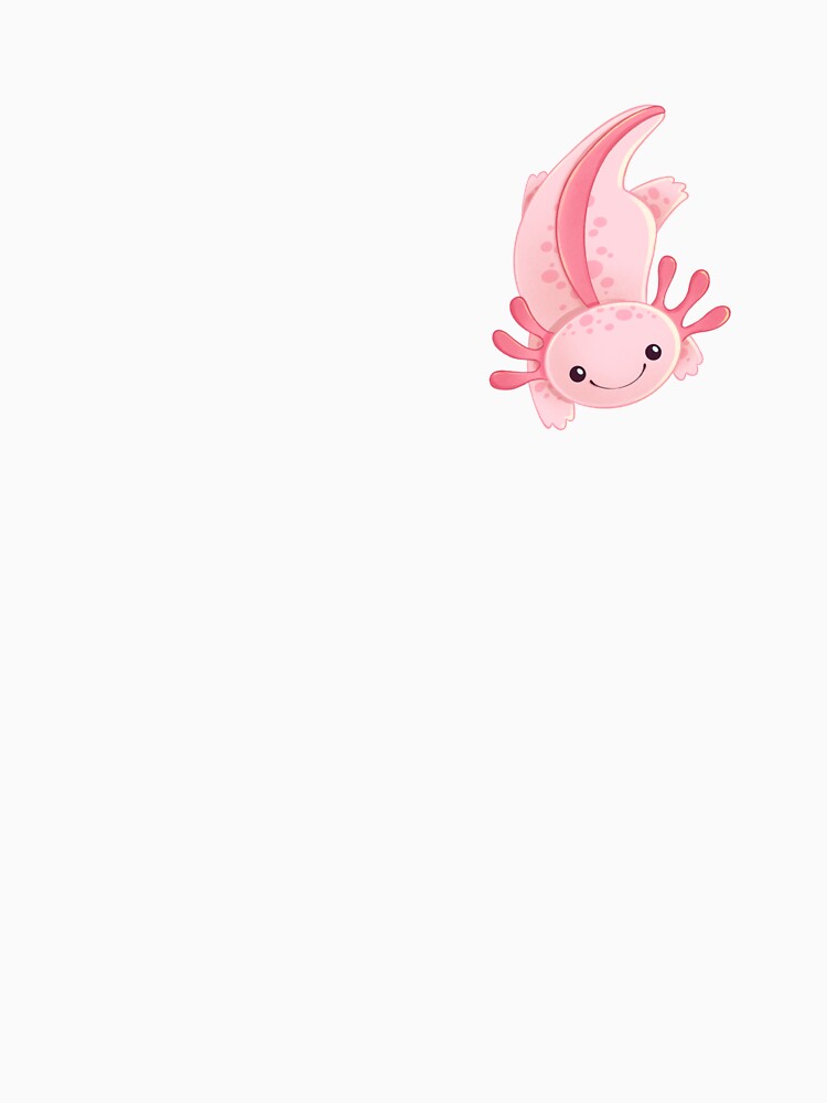 Cute Pink Axolotl by alanawdoesart