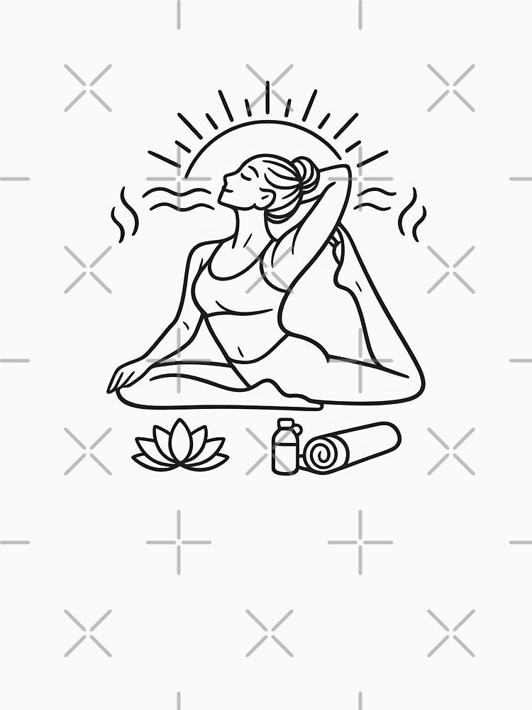 Peaceful Hot Yoga Obsessed Gift for Yoga Life Lovers Yoga Mat Bag Design Art by Divakar Fashion