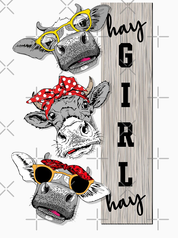 Heifer Hay Girl Hay Crazy Cow lovers by reginaturner