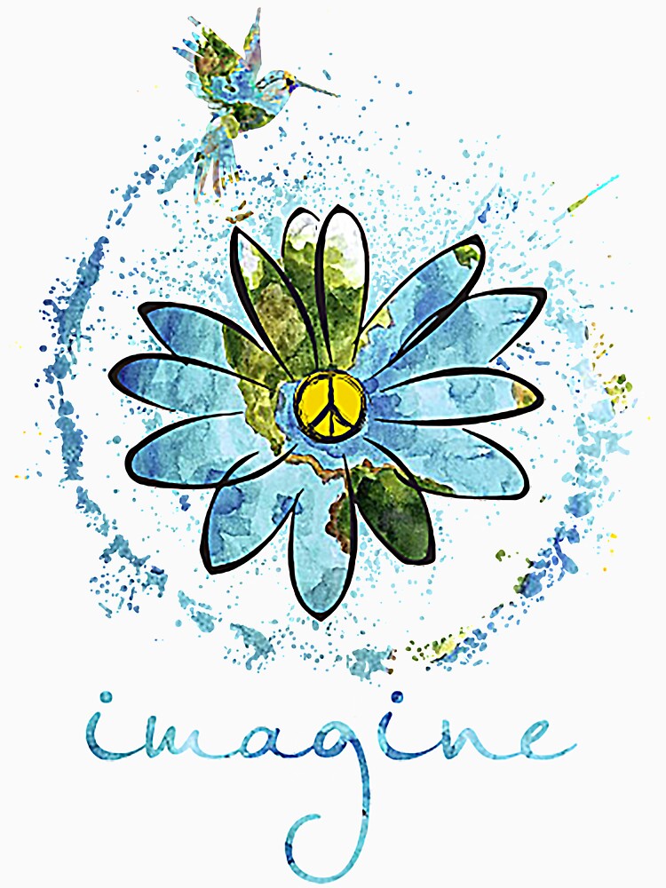 Imagine Hippie Flower by rotdara53