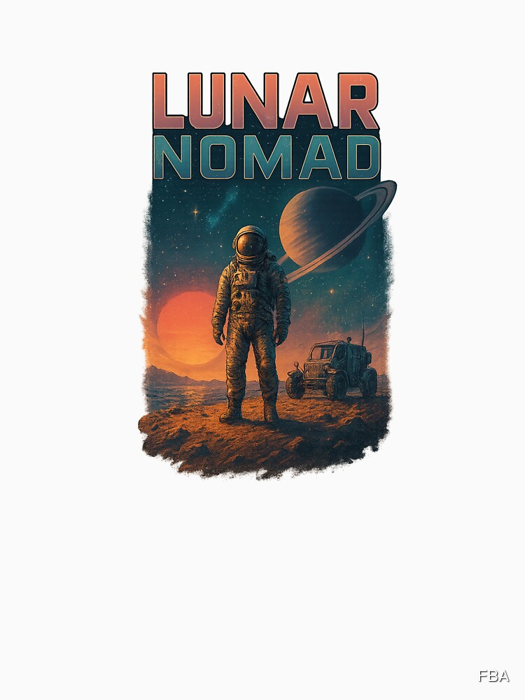 Lunar Nomad – Retro Cosmic Explorer by FBA