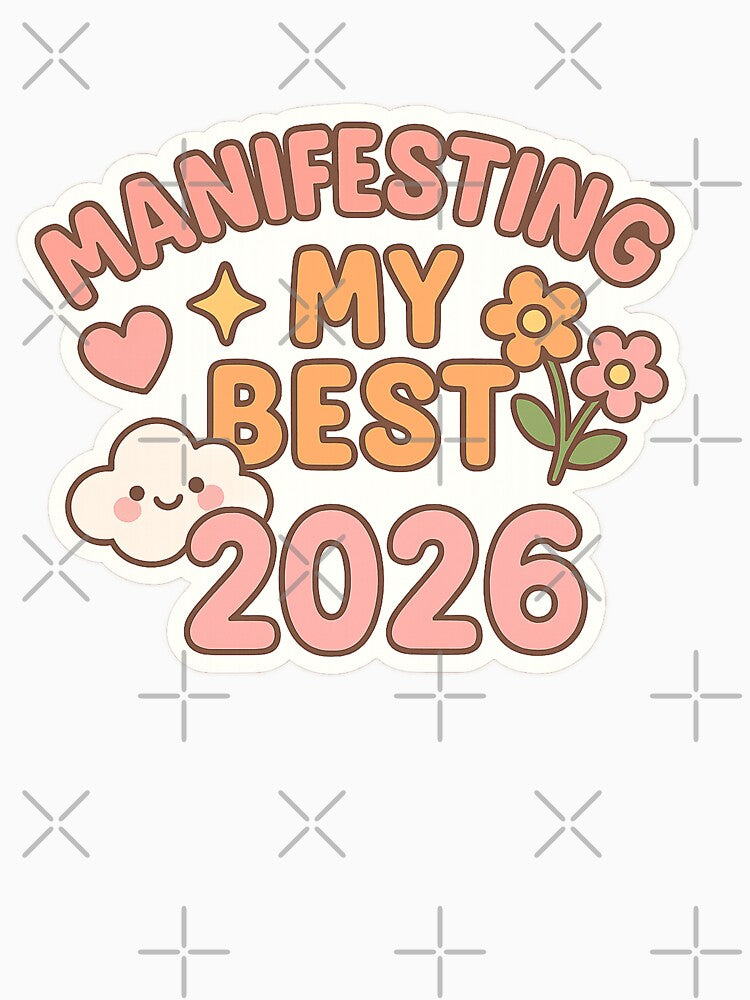 Manifesting My Best 2026 Cute Lettering by SassyArtistry