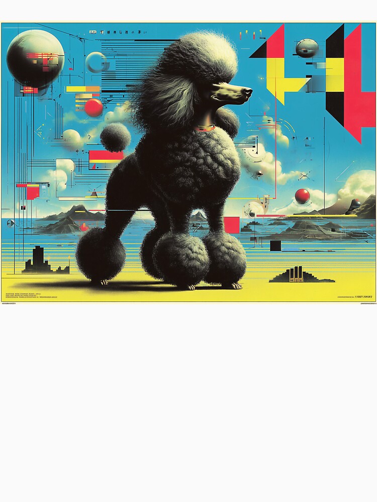 Futuristic Poodle Landscape by lautir