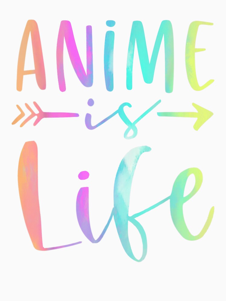 Anime is Life Boy Girl Manga Anime Lover Gifts Anime Merch by KimberleyRamsey
