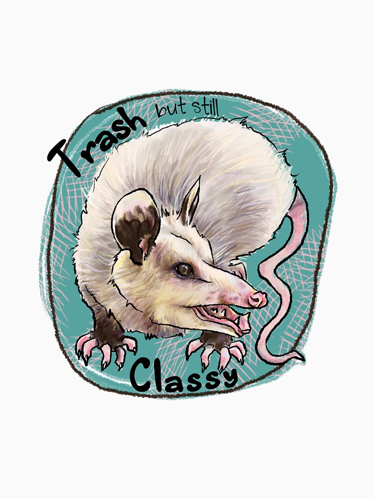 Trashy but Still Classy Opossum by Paintbrushbetty