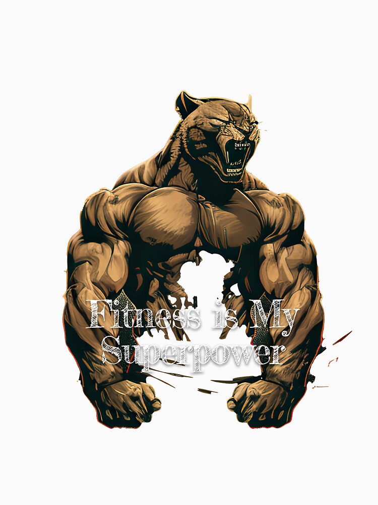 Fitness is My SuperpowerDesignBodybuilding Fitness Gym Workout Exercise Merch Print Design by tengamerx