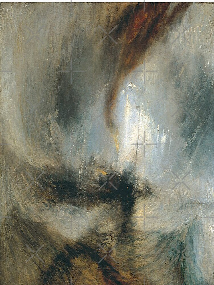 Snow Storm: Steam-Boat off a Harbour's Mouth - 1842 - J.M.W. Turner by THASSON