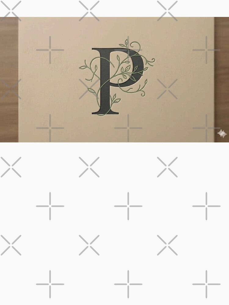 Neo minimalism - Alphabet P by TinyOrbitsDesign