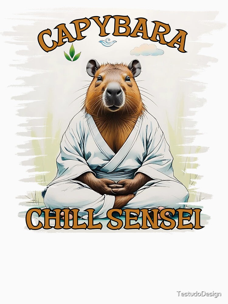 Chill Capybara Monk by TestudoDesign