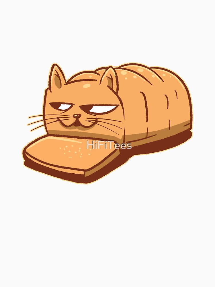 Funny Cat Bread Loaf by HiFiTees