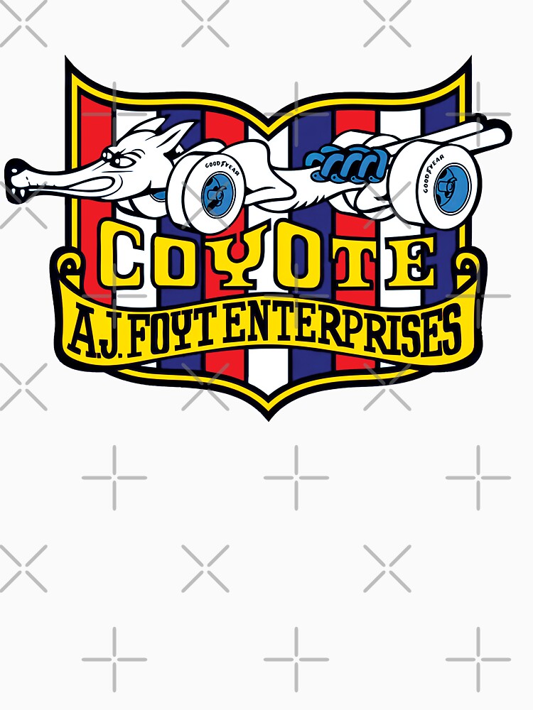 A.J Foyt 1967-68 Coyote Indy race car emblem by retropetrol