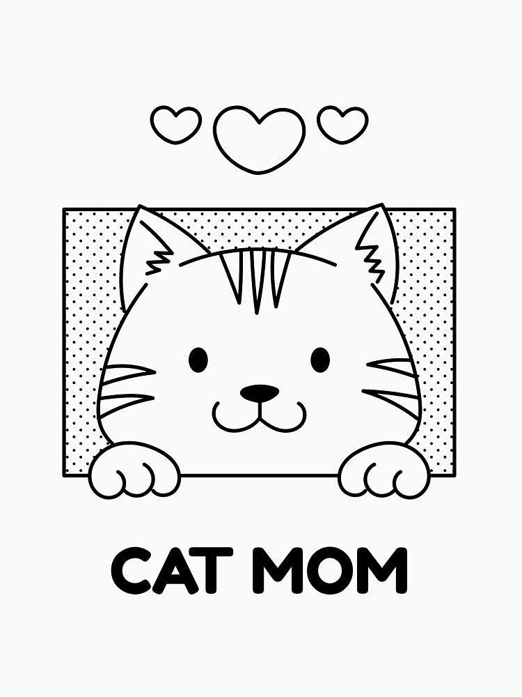 Cat Mom by TeeDesignCo