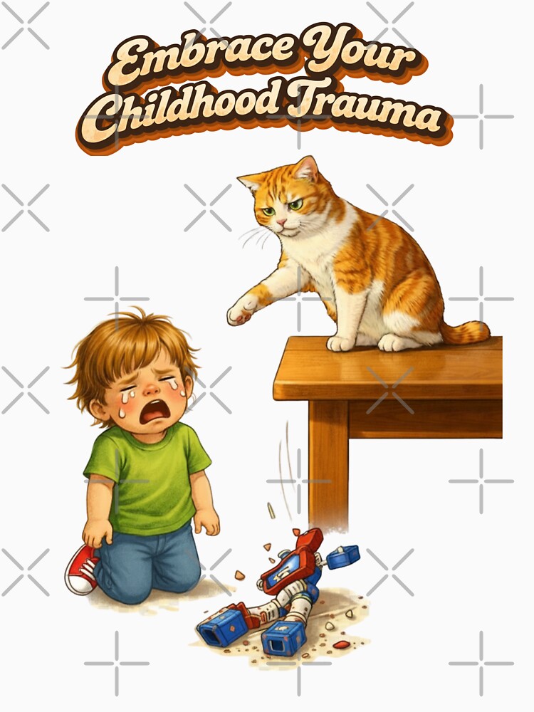 Cat broke my toy — Embrace Your Childhood Trauma by Dianefromamsterdam