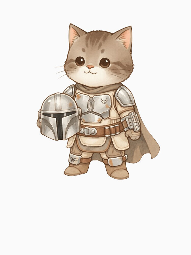 Space Bounty Hunter Pedro Pascal as a Cat Cute by Reyxava