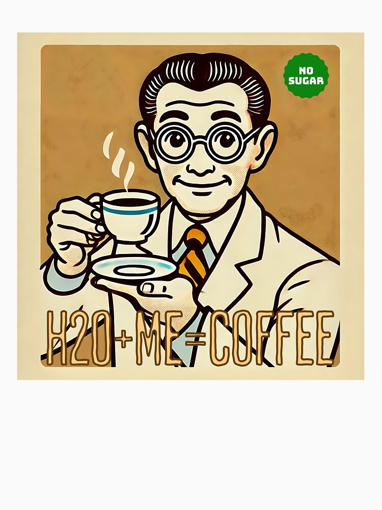 Retro Coffee Lover’s Equation Art by peach-lab01