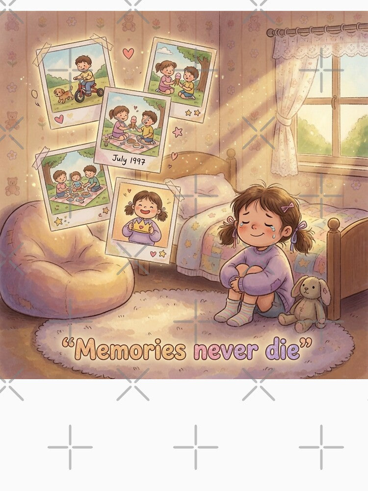 Memories Never Die Nostalgic Childhood by LowBattery Social Club