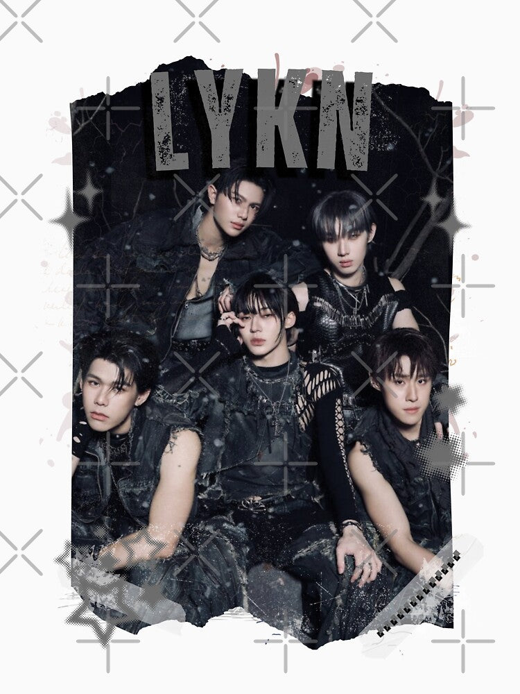 LYKNN Thai boy group Thailand Asian Kpop Clang Clang Debut Concept Art by AJUNICE STUDIO