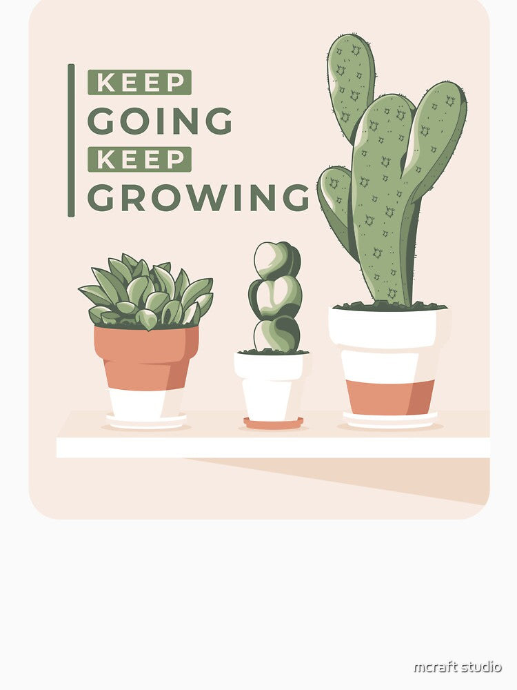 Plant and They Will Grow – Cute Plant Lover Illustration 4 by mcraft studio