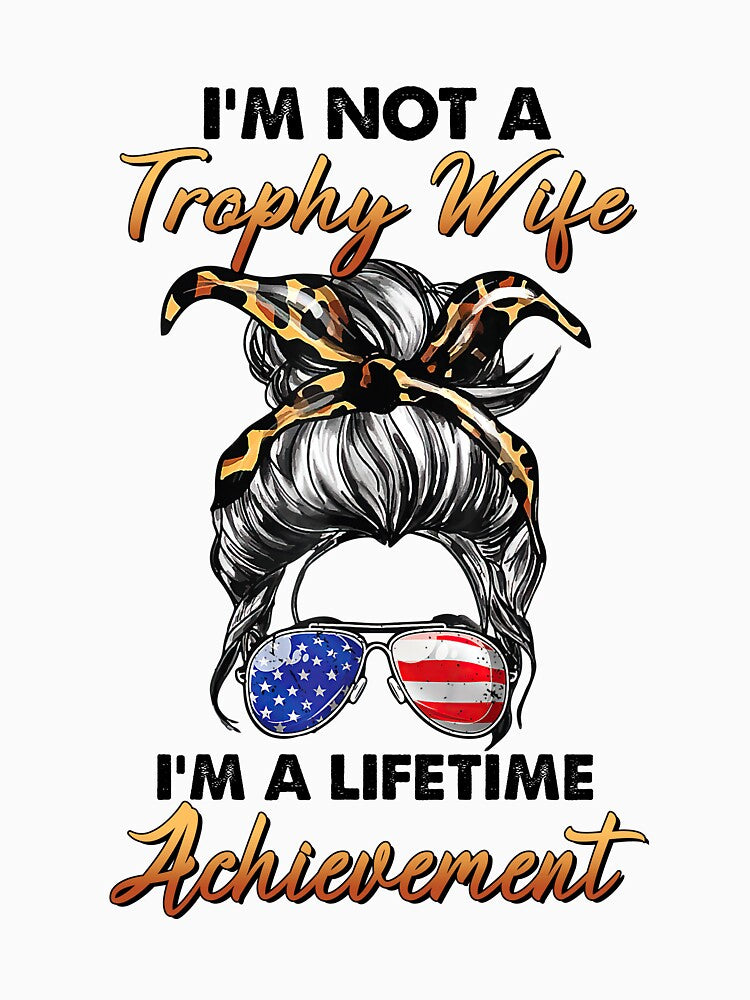 Trophy Gaming Wife Funny Mother Messy Bun by LennonKain