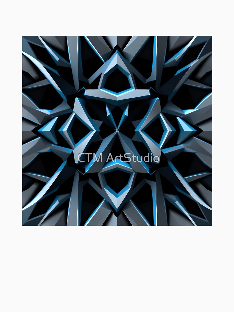 AI-Generated Geometric Pattern by CTM ArtStudio