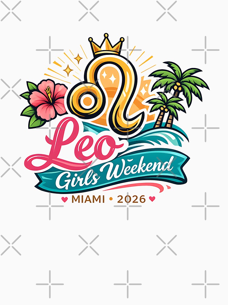 Leo Zodiac Tropical Vacation Miami Girls Weekend 2026 by SplashTastic