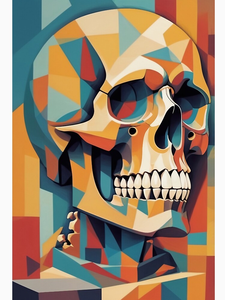 Abstract Geometric Skull Design by Freak-Scene