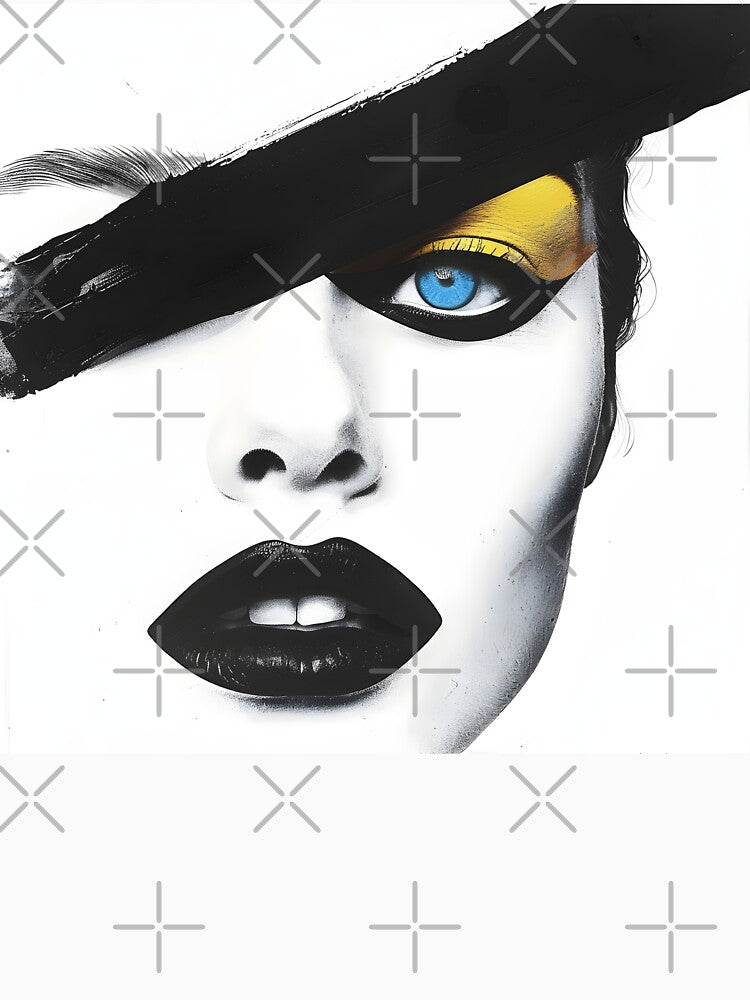 Minimalist abstract woman print by dcrc