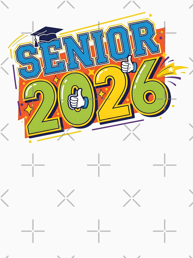 Senior 2026 – Colorful Celebration of Graduation Year Class of 2026 by Imaginationbeyond