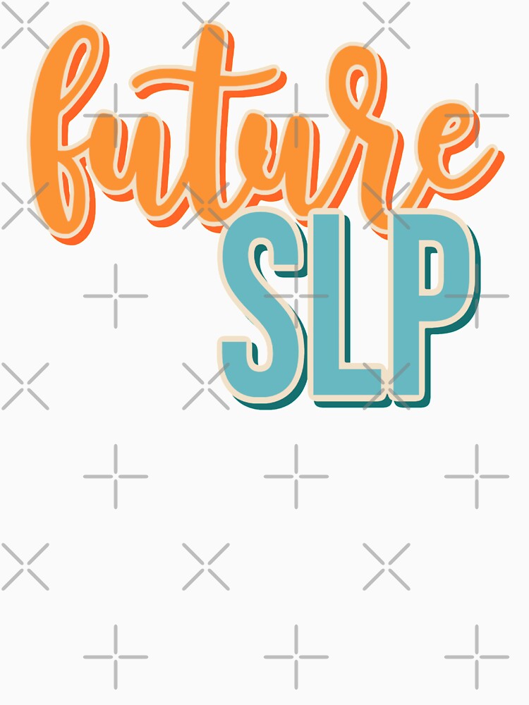 future SLP - orange and teal by Julia Santos