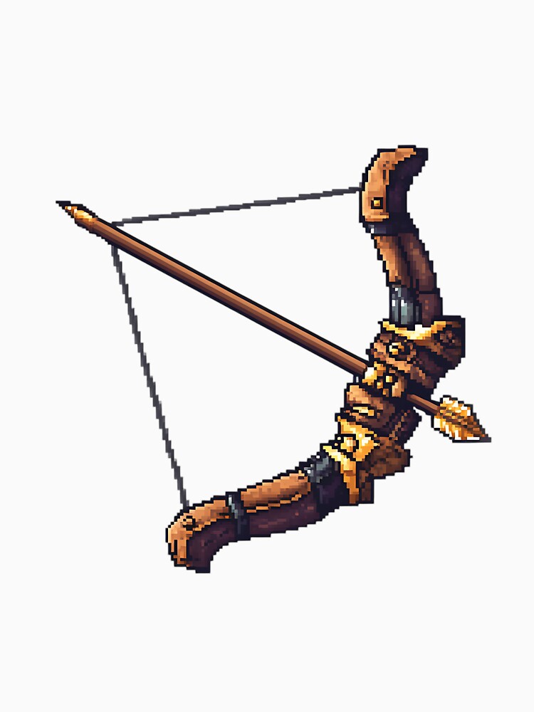 Retro Pixel Art: Pixelated Bow by bapupa