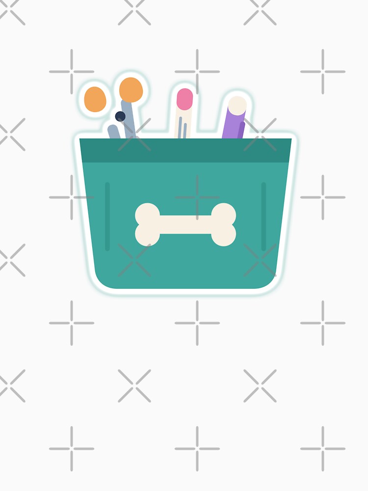 Vet Tech Scrub Pocket Tools Sticker by NTOO