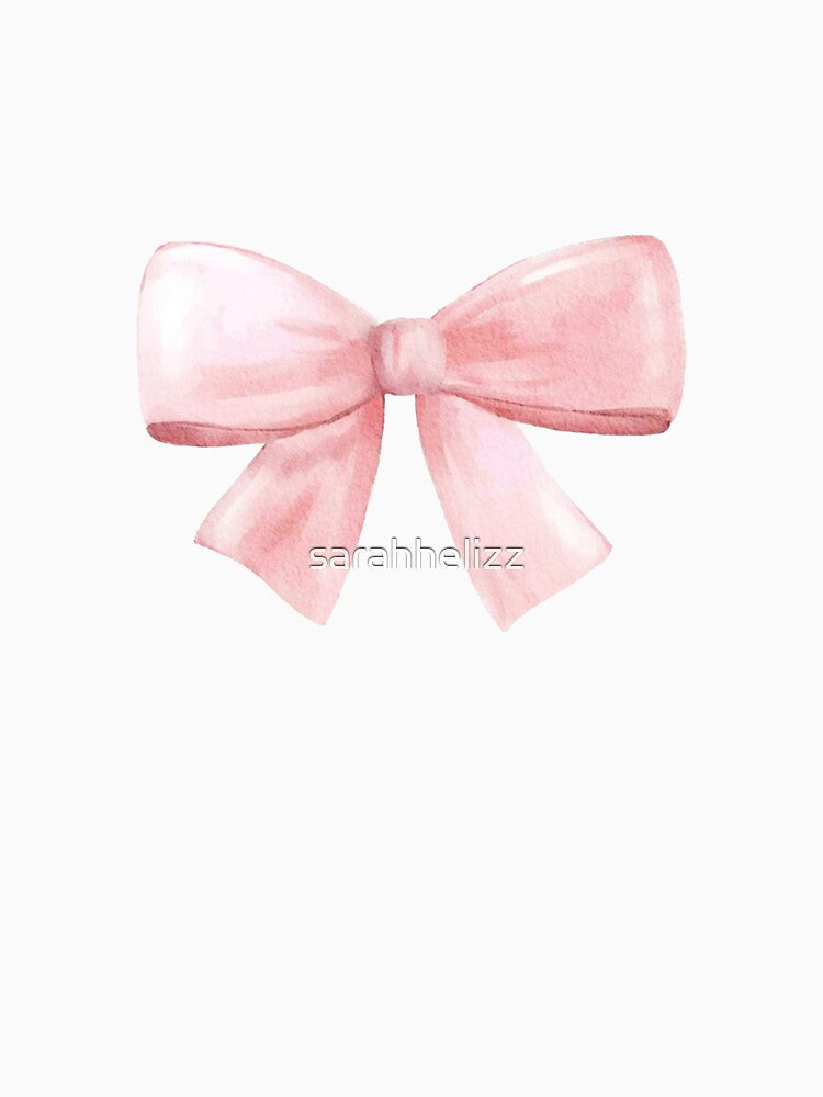 pink coquette bow ribbon by sarahhelizz