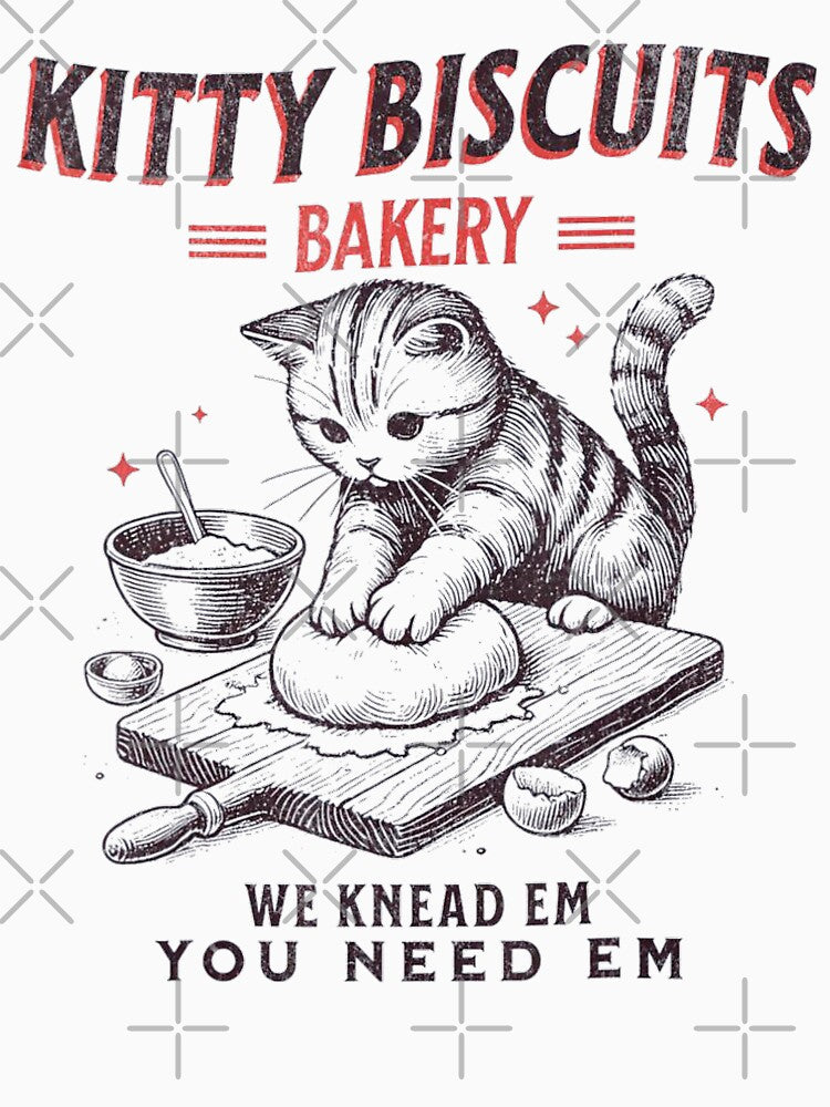 Kitty Biscuits We Knead Em You Need Em Cat Lover Baking by Cute-Collection