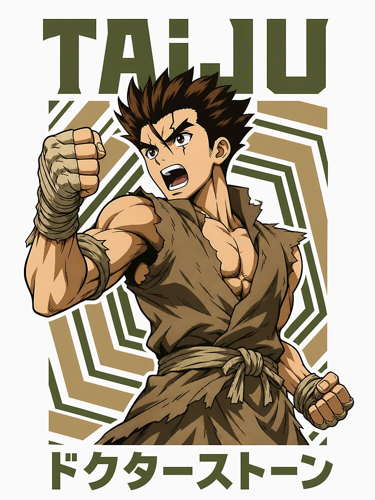 Earth Tone Anime Warrior Geometric Line Art by sidki-SDK
