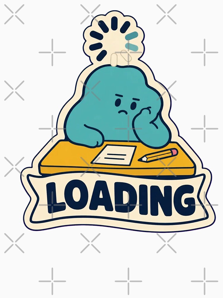 Executive Function Blob | Cute ADHD Creature Neurodivergent Doodle by StickyGuys