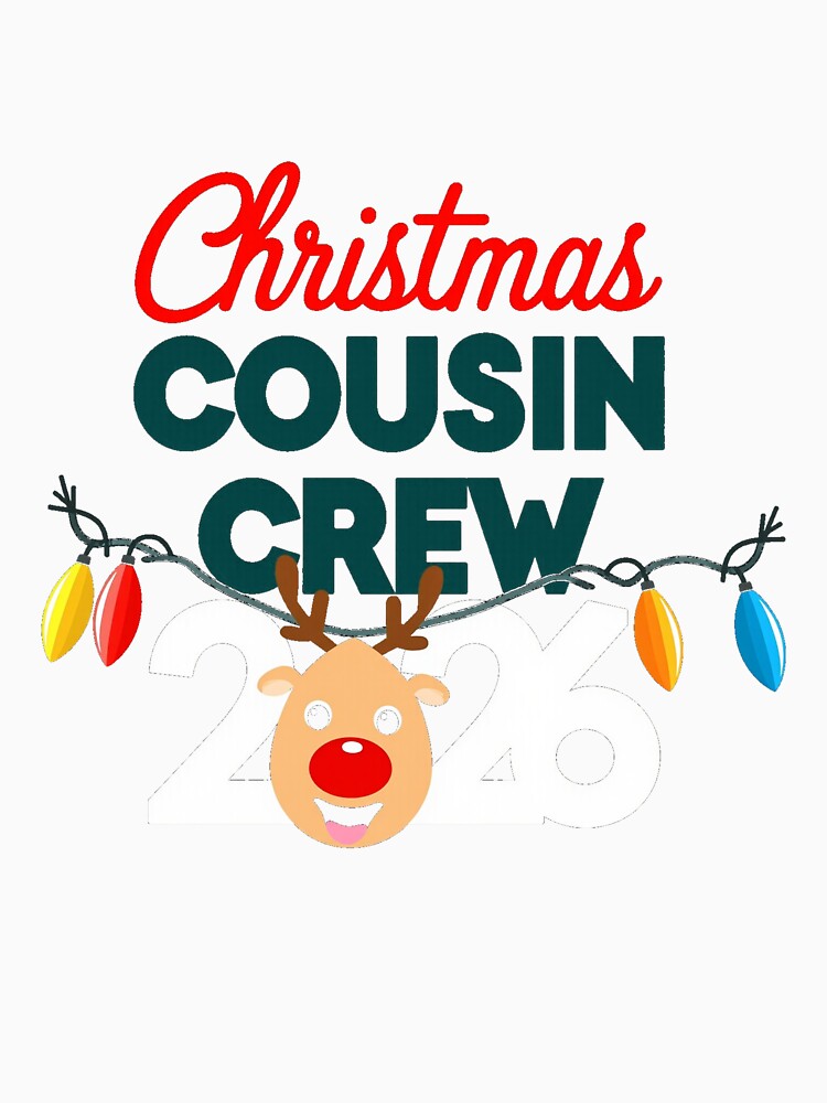 Christmas Cousin Crew 2026 Reindeer Family Matching by lht6474