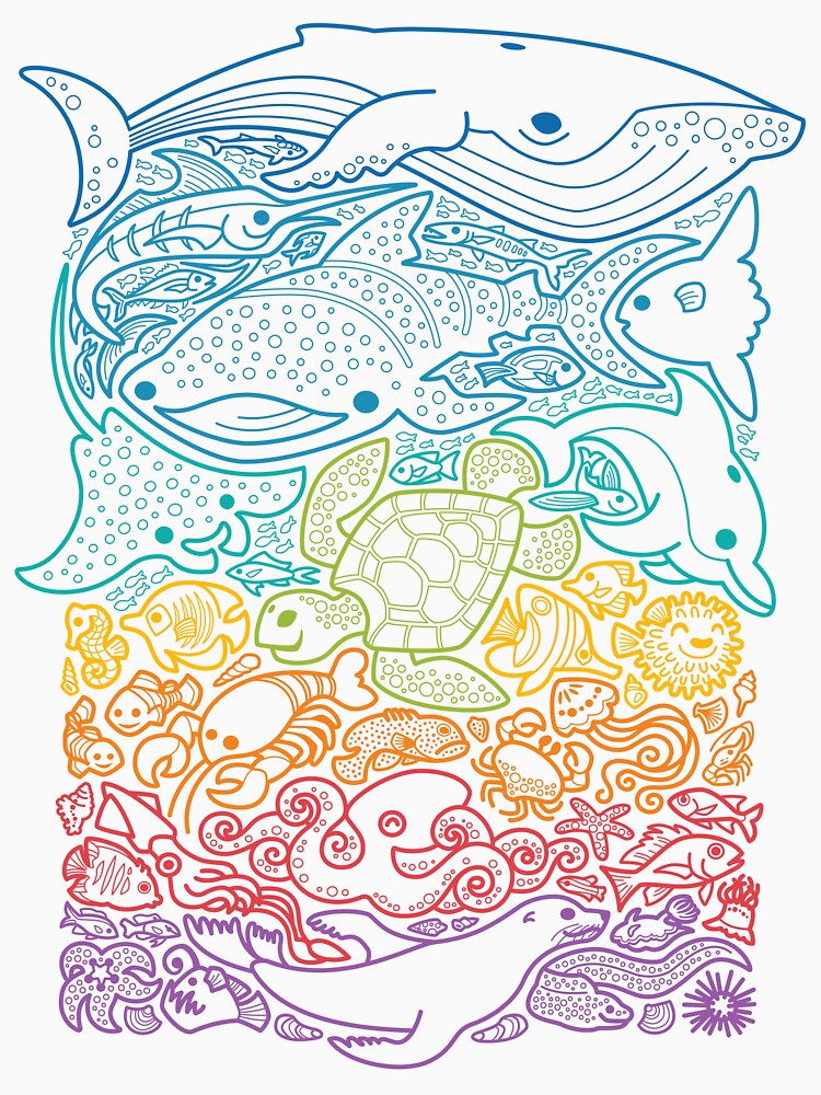 Aquatic Spectrum : Outline by Wayne Minnis