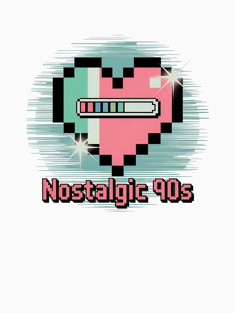 Nostalgic 90s heart by MSGgraphic