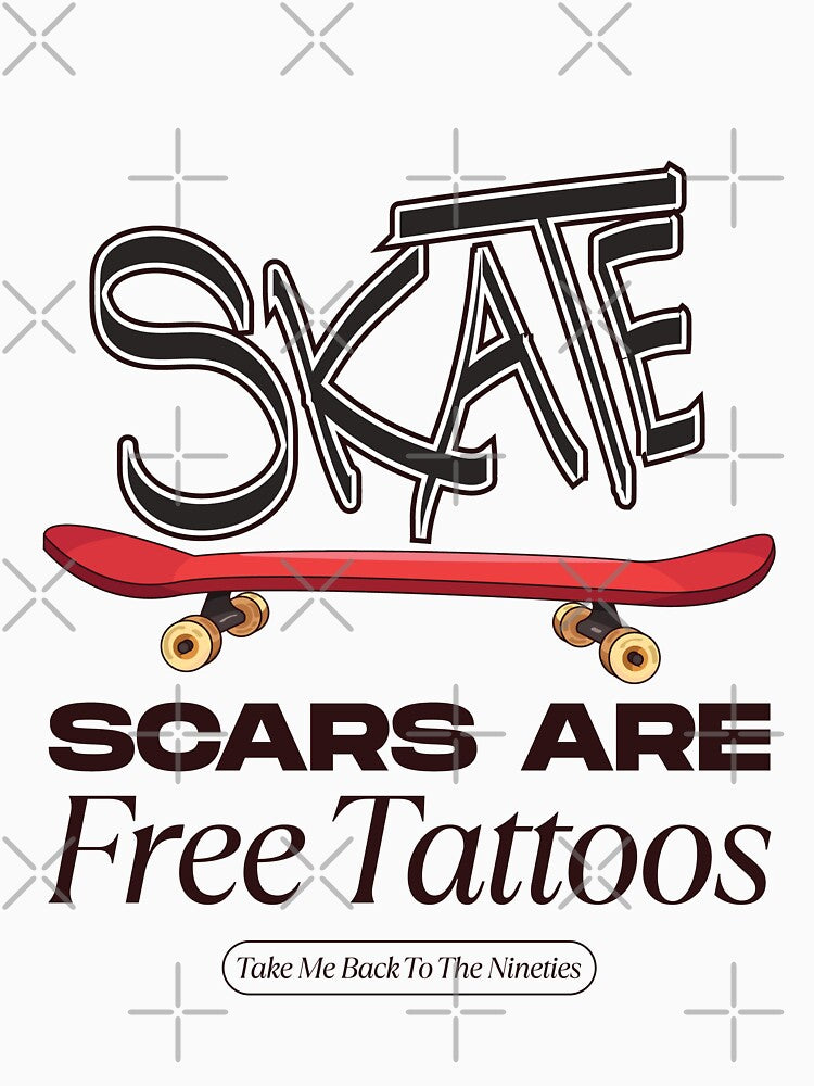 Skate scares are free tattoos by Peerless-Prime