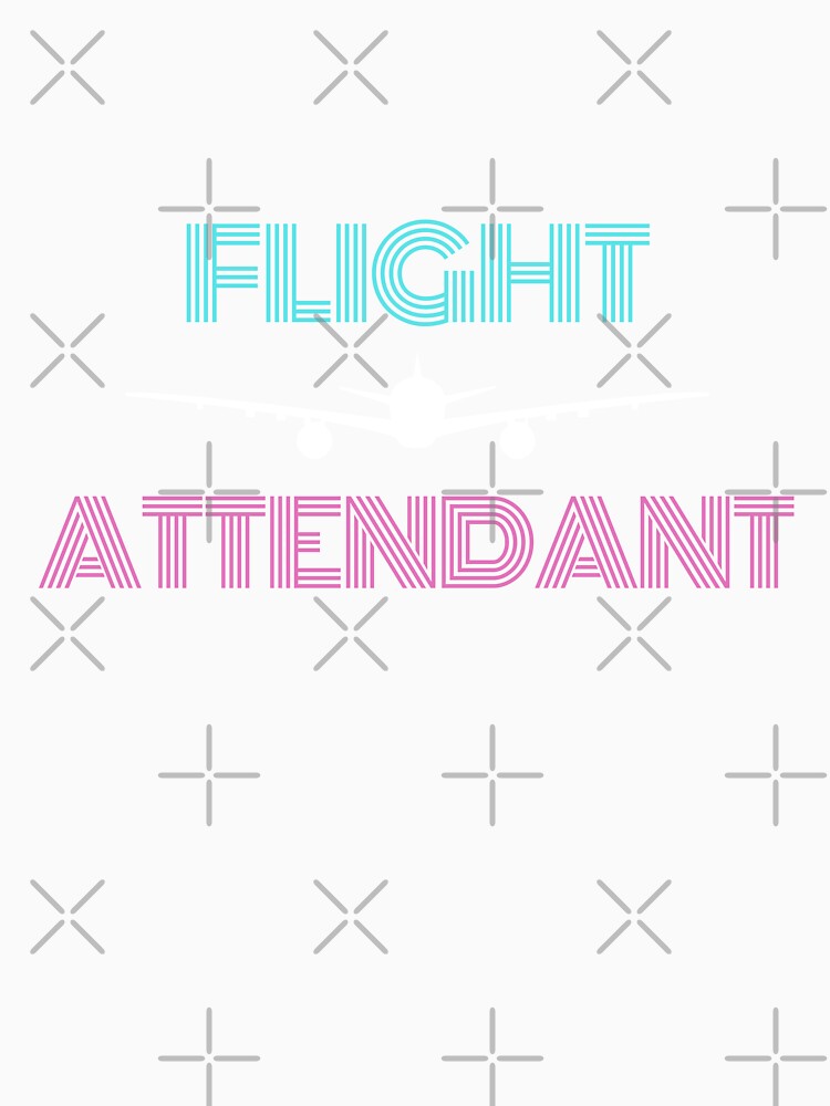 Flight Attendant (Cabin Crew) Neon Lights by jetmike