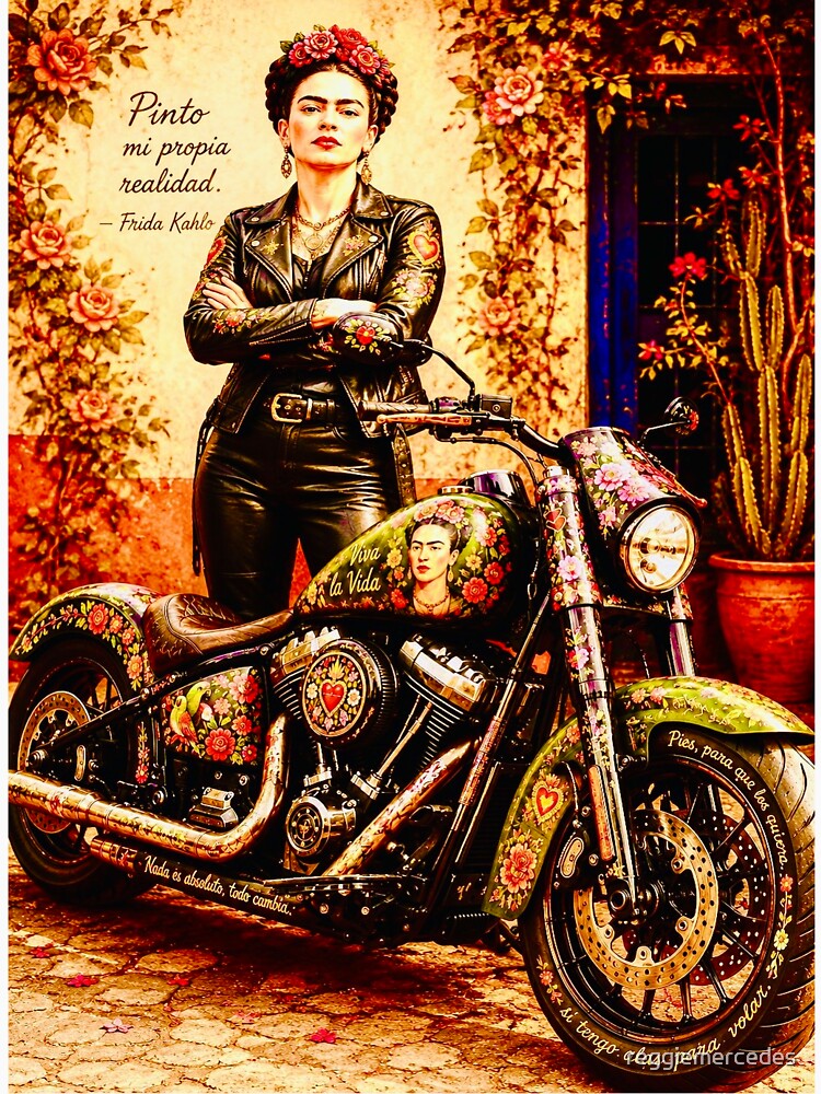 Biker Frida’s Harley by reggiemercedes