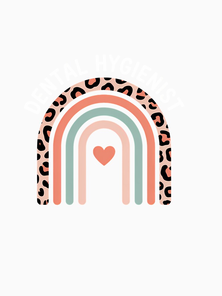 Dental Hygienist Rainbow Leopard Funny Dental Hygienist by consfafaperi