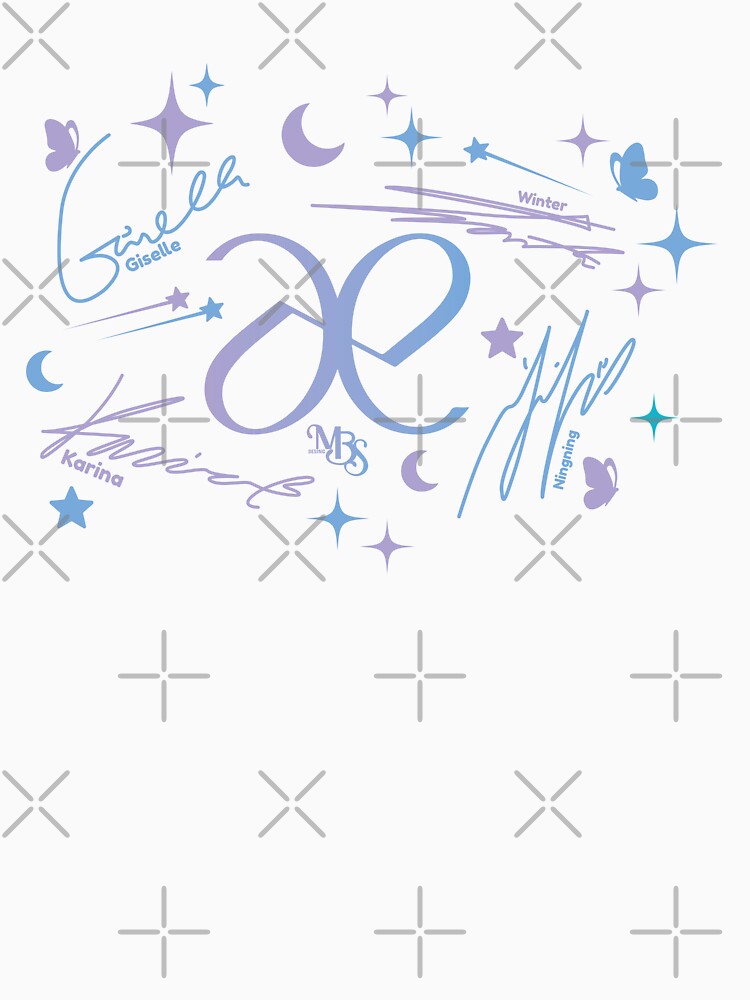 Design inspired by the autograph of the Aespa group by mbs-desing