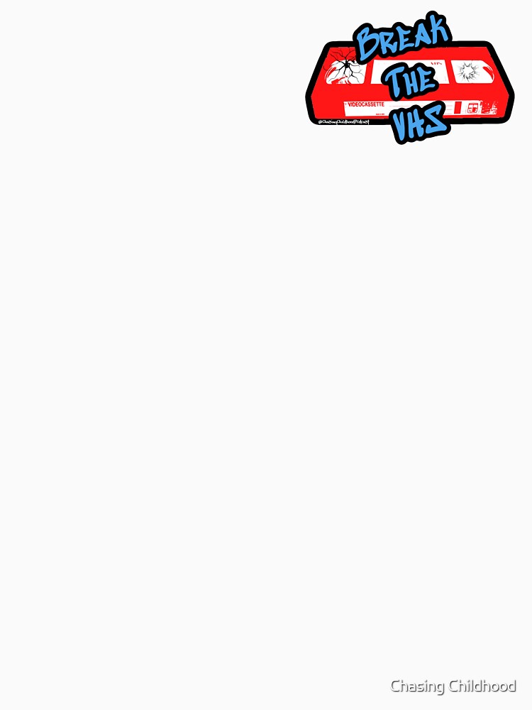 Chasing Childhood Podcast Break The VHS Design Blue by Chasing Childhood